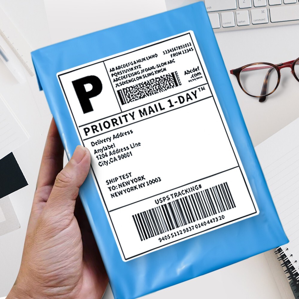 100 6×9 Poly Mailers Envelopes Self Sealing Shipping Mailers Blue POLYSELLS