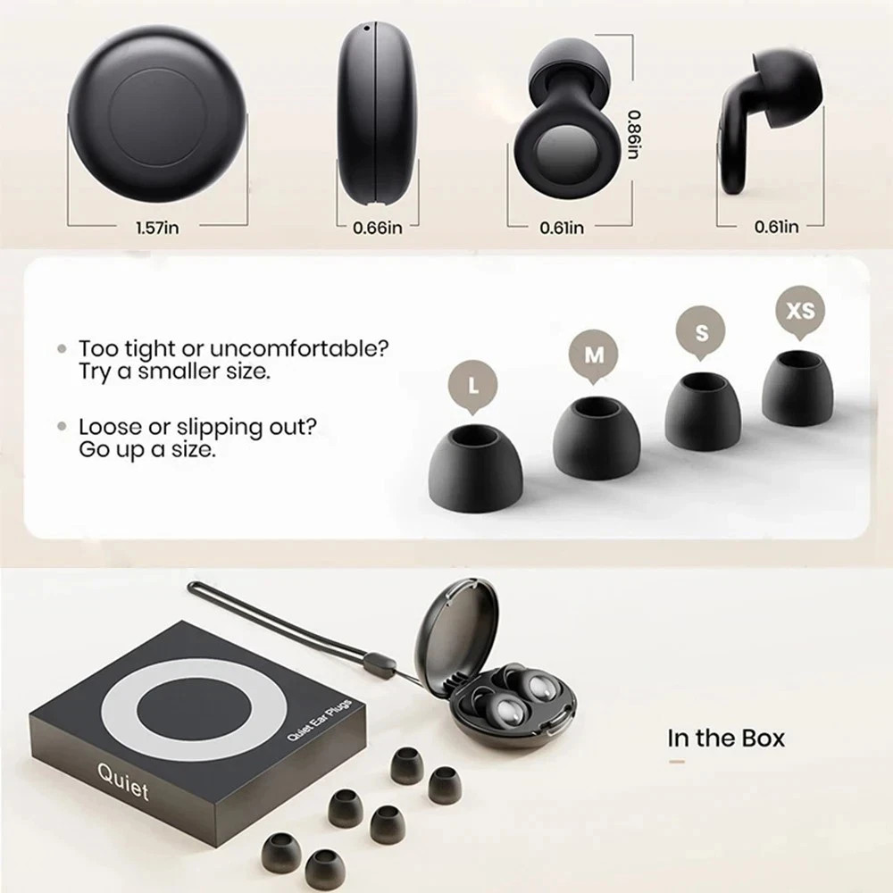 Loop Quiet 2 Ear Plugs – Ultra-Comfy Reusable Noise-Reducing Earplugs for Sleep