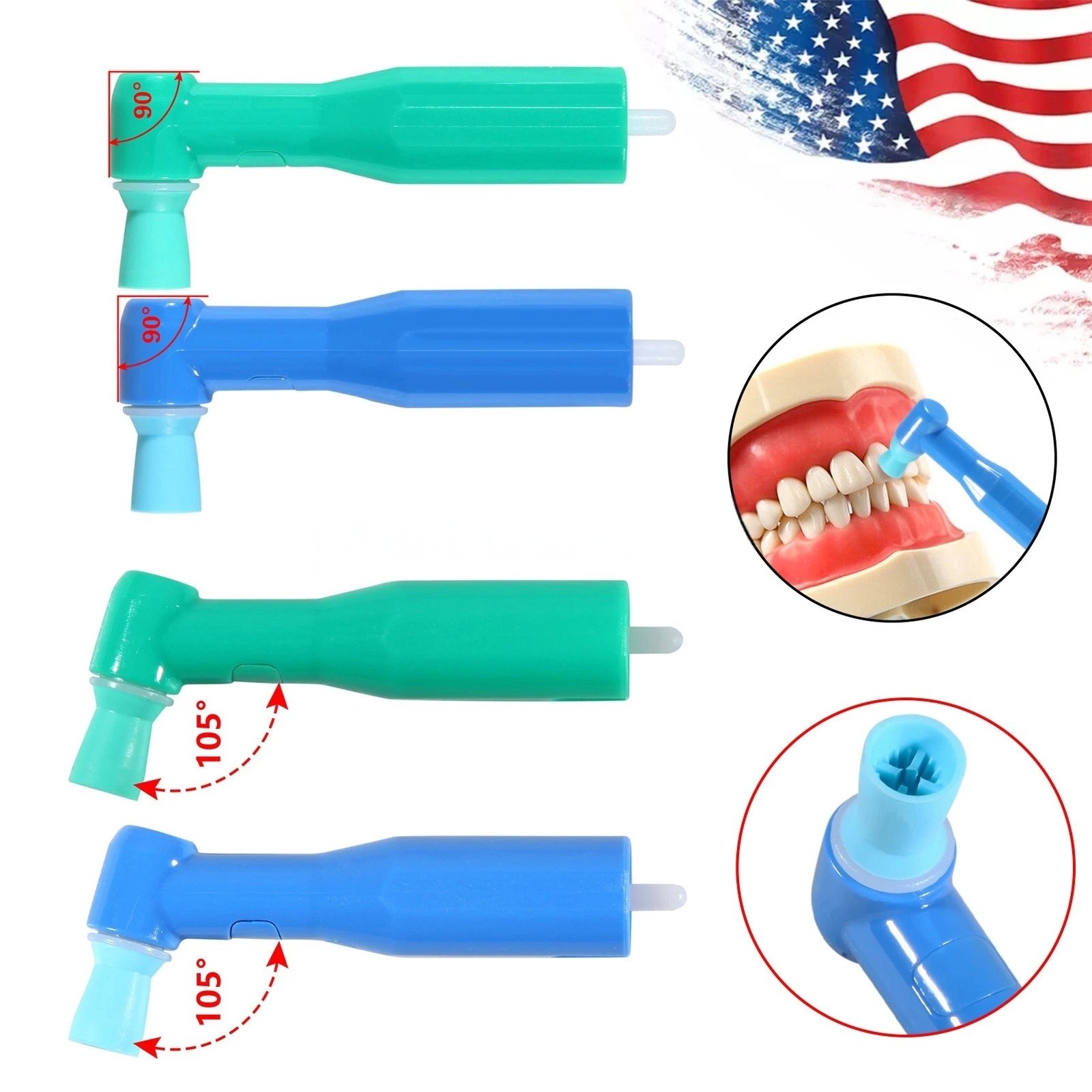 Dental Disposable Prophy Angles Contra Angles Top Quality Money Back Guarantee!