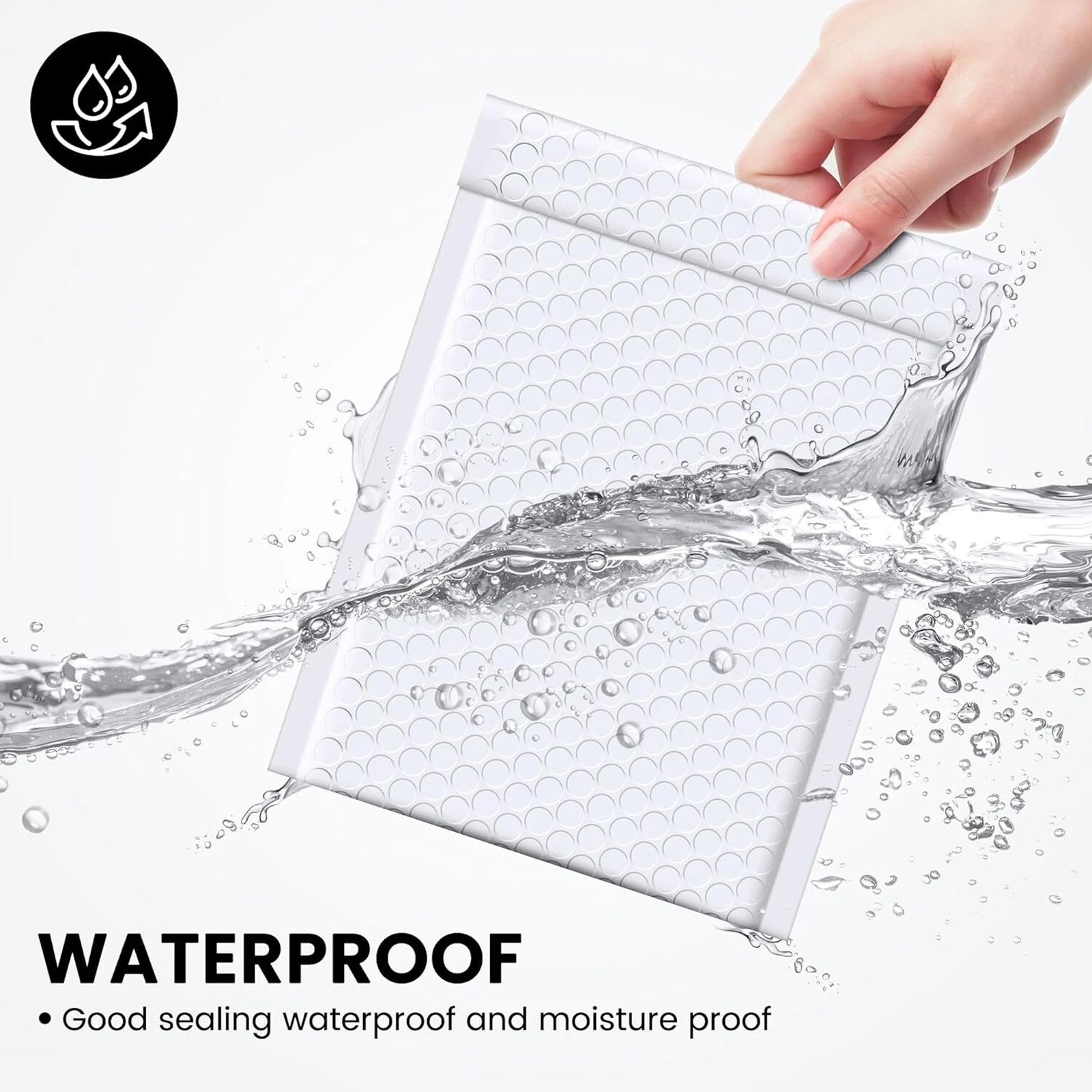 Any Size Poly Bubble Mailers Shipping Mailing Padded Bags Bubble Envelopes White
