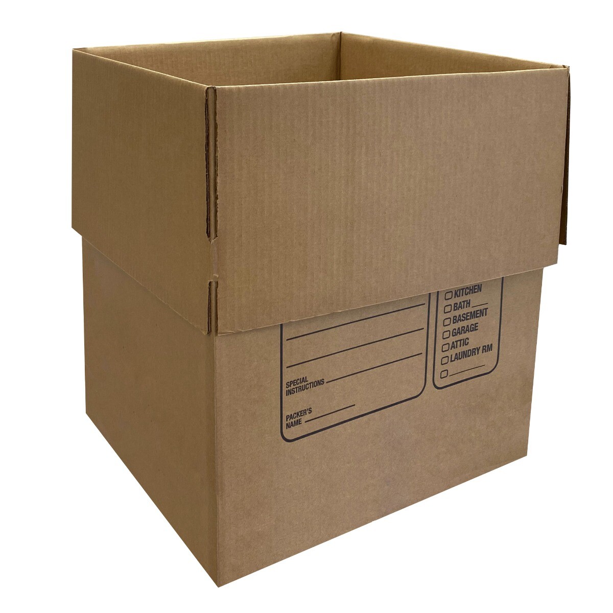 UBMOVE 10 Premium Large Corrugated Moving Boxes with Handles, 18″ x 18″ x 24″