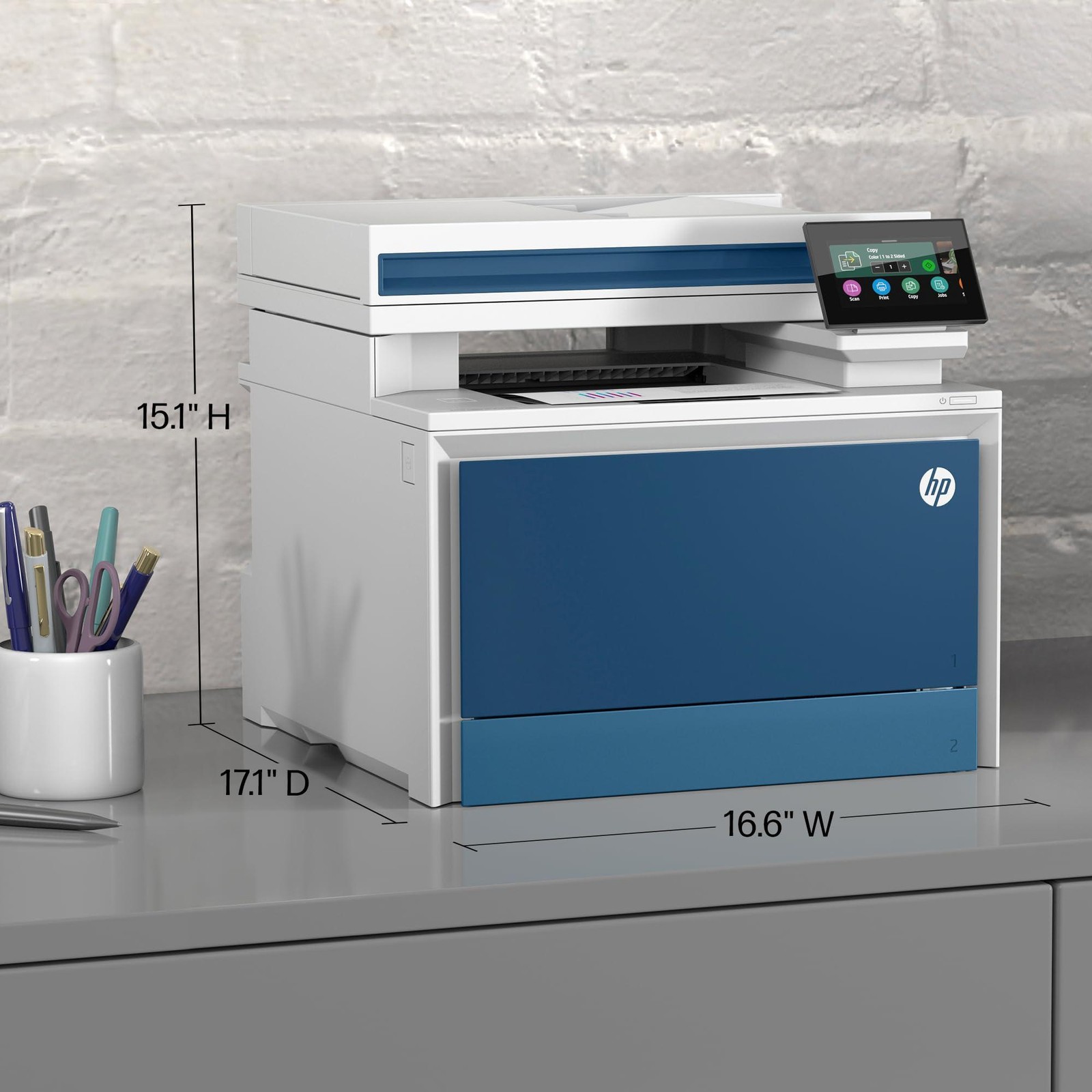 HP Color Laserjet Pro MFP 4301fdw Wireless All-in-One Color Laser Printer, Scann