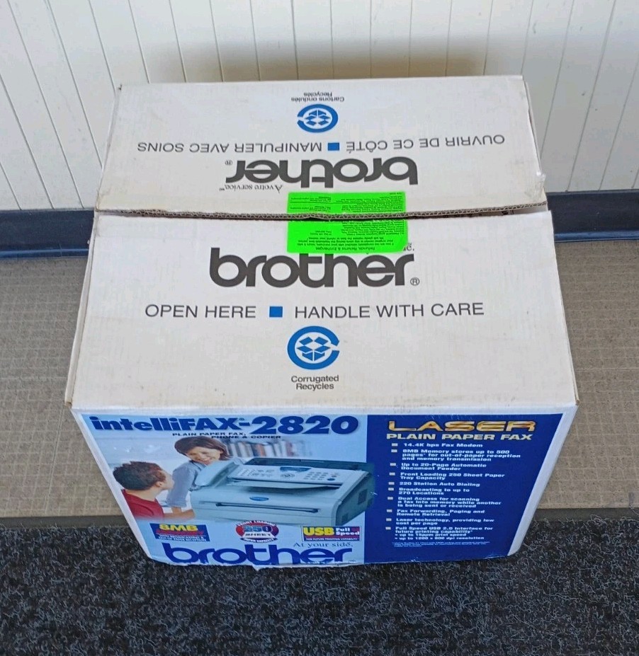Brother IntelliFAX 2820 All in One Laser Fax Machine Printer Copier BRAND NEW