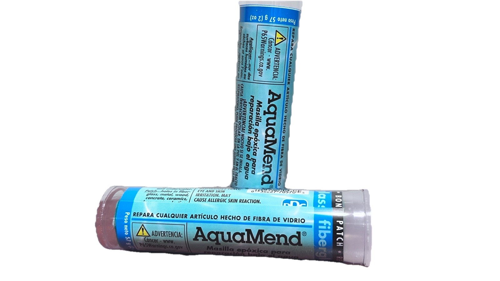 The Original Aquamend Repair Stick For pools, Boats, Tank PSI 3.5” 2 Oz X 2 Pcs