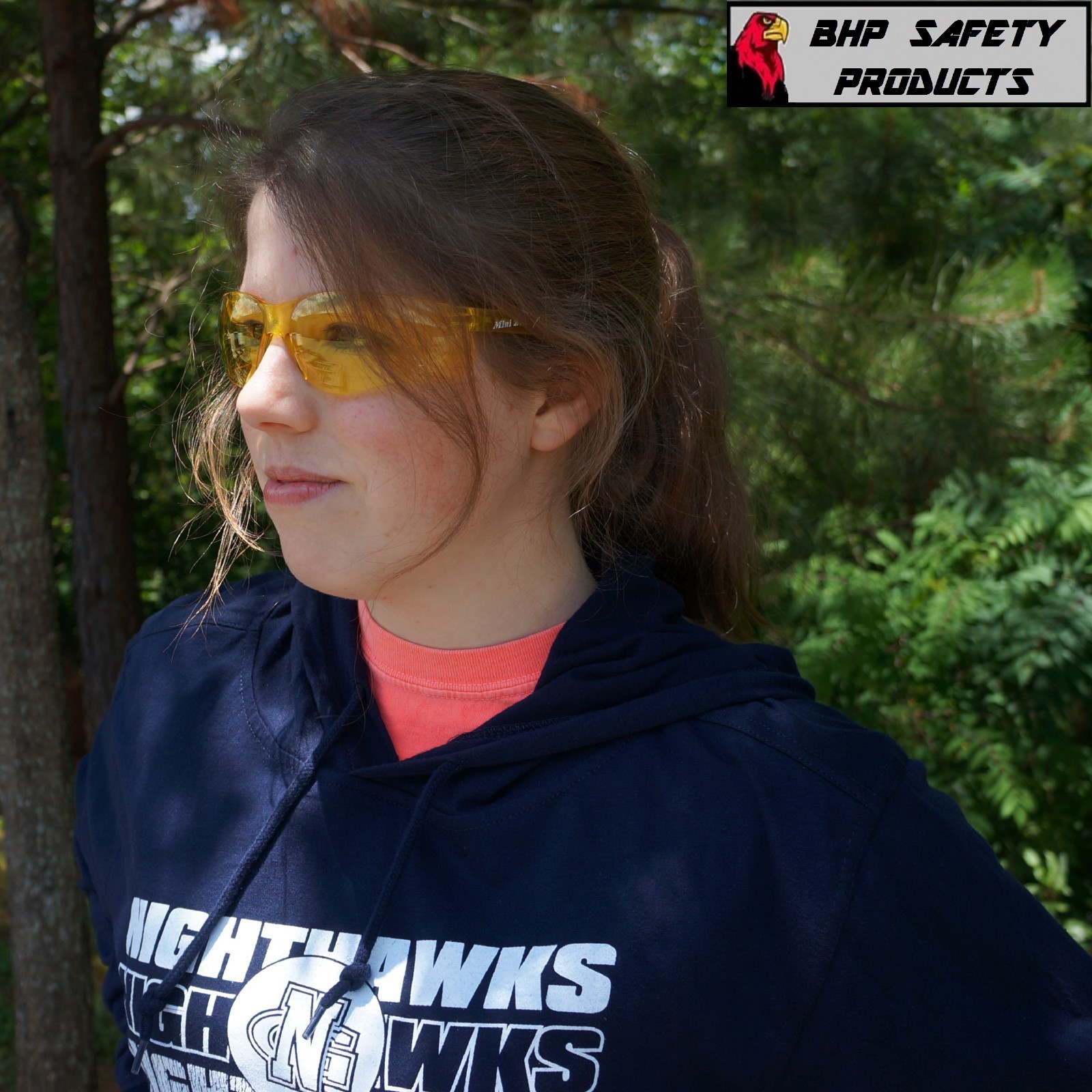 PYRAMEX MINI ZTEK SAFETY GLASSES AMBER LENS YOUTH WOMEN S2530SN Z87+ (3 PAIR)