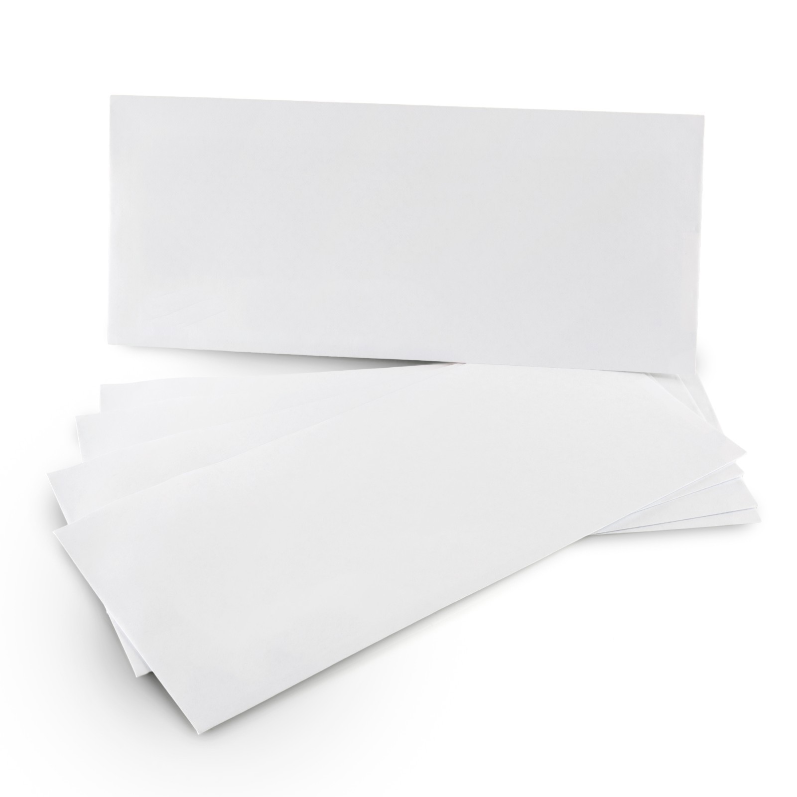 500#10 Security White Envelopes – GUMMED Seal, Windowless Design, Premium Securi