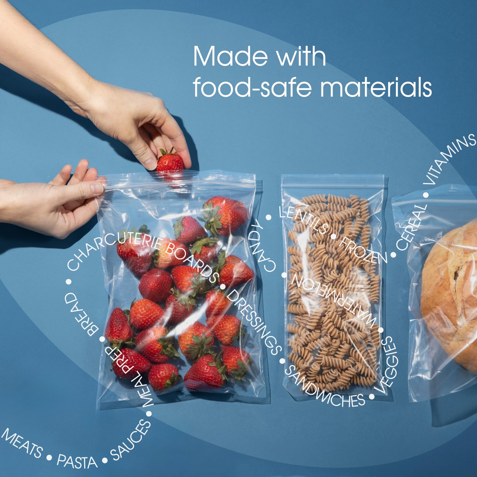 9×12″ 500 Clear Reclosable Zip Bags 2 Mil Poly Resealable Lock Seal Zipper