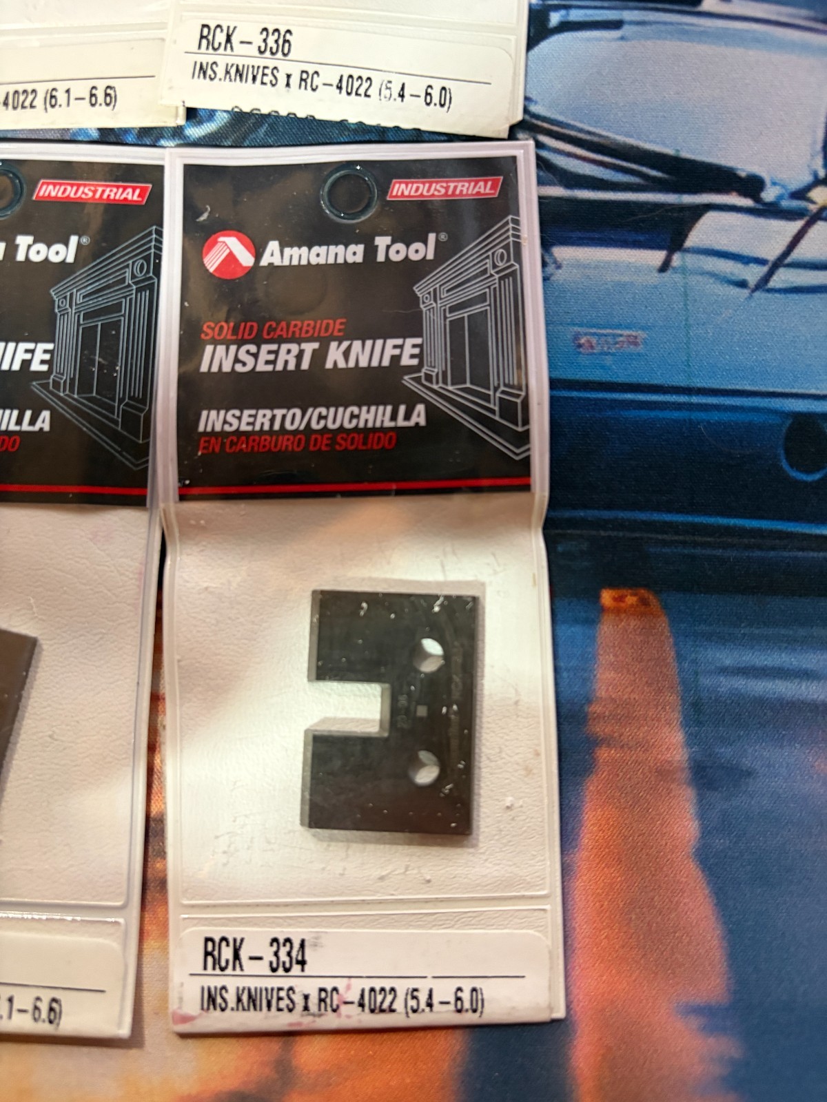 Amana Tool RCK-332 & RCK-330 + RCK-336 & RCK-334 plus adjustment screw.