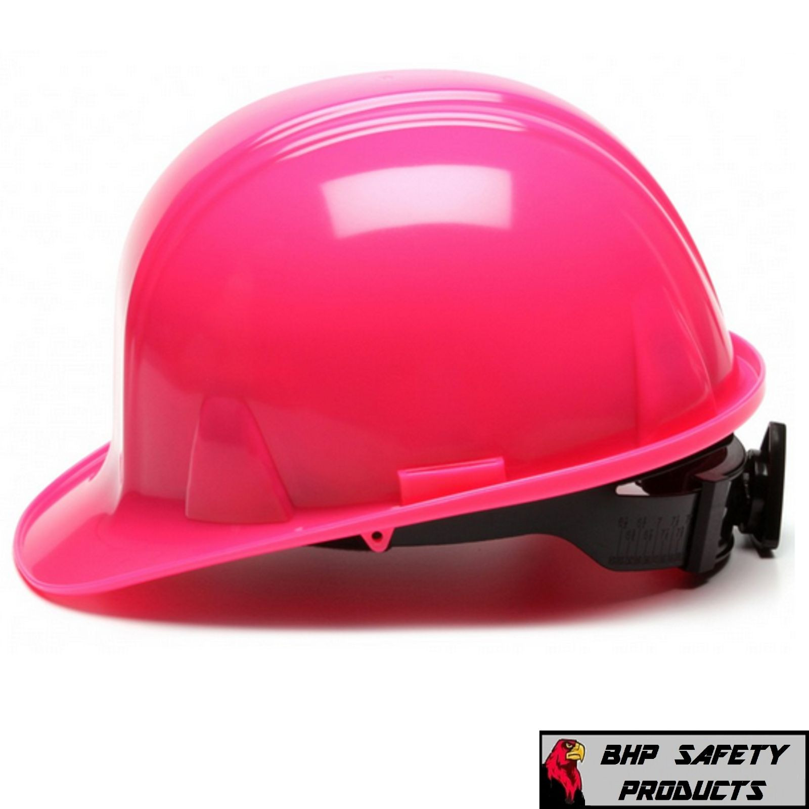 PYRAMEX PINK CAP STYLE HARD HAT 4 POINT RATCHET HP14170 CONSTRUCTION SAFETY