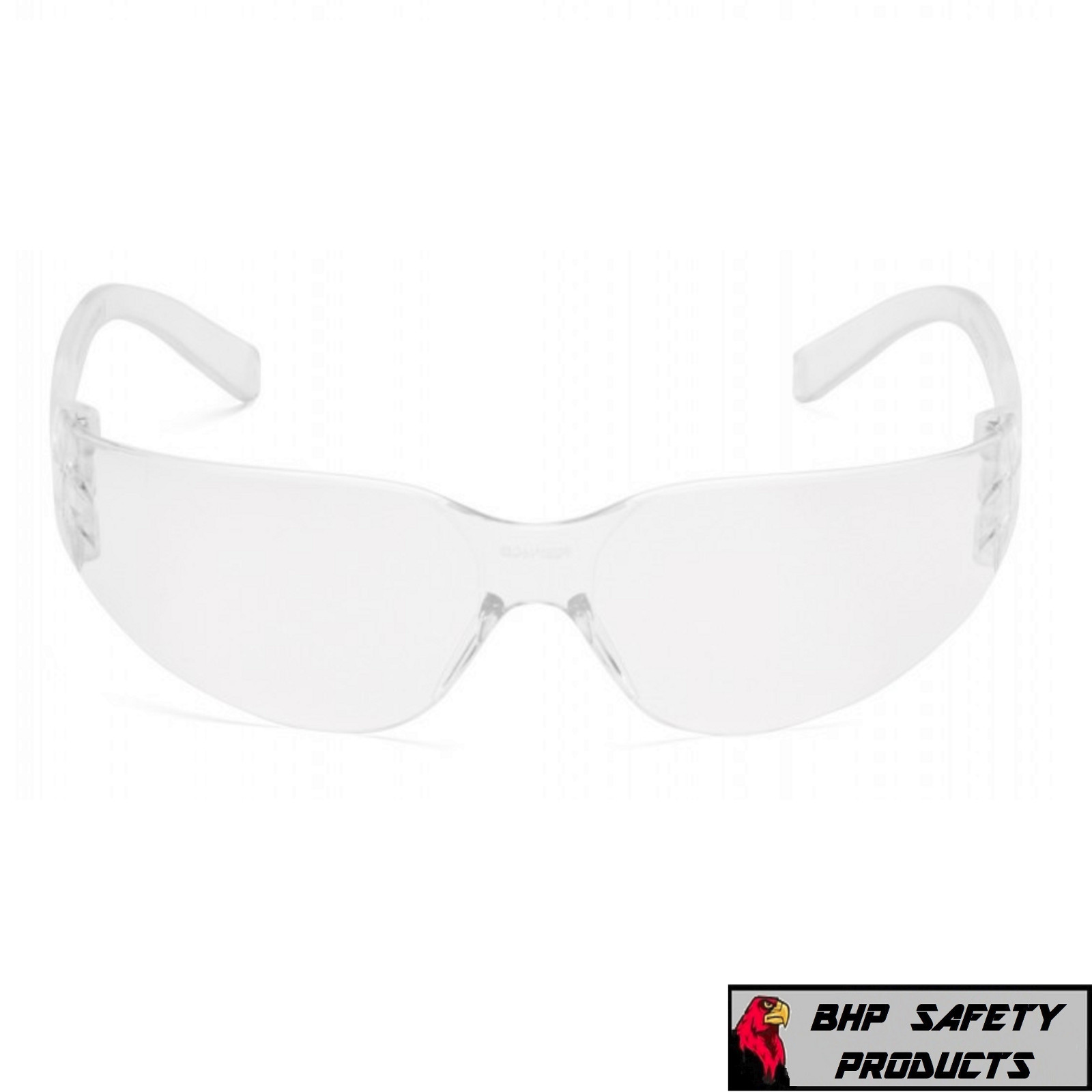 (3 PAIR) PYRAMEX INTRUDER READER SAFETY GLASSES BIFOCAL 2.5 CLEAR LENS S4110R25