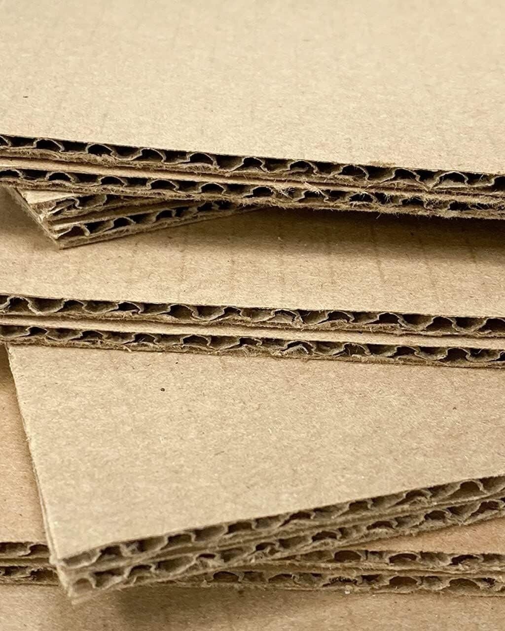 50 12.25×12.25 Cardboard Corrugated Pads Inserts Filler Sheet 12.25 x 12.25