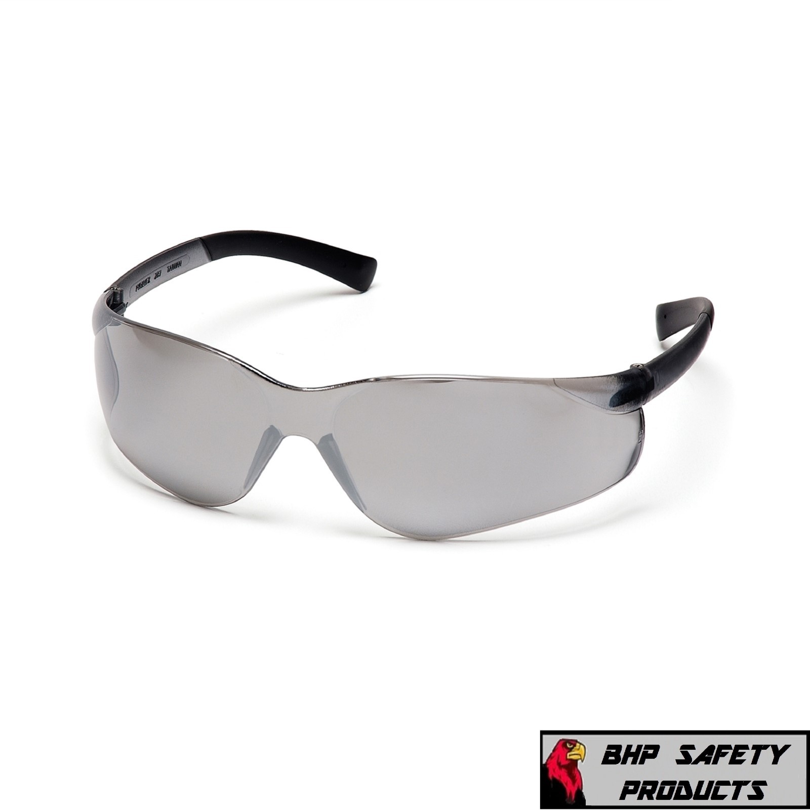 PYRAMEX ZTEK SAFETY GLASSES SILVER MIRROR LENS S2570S SUNGLASSES Z87+ (1 PAIR)
