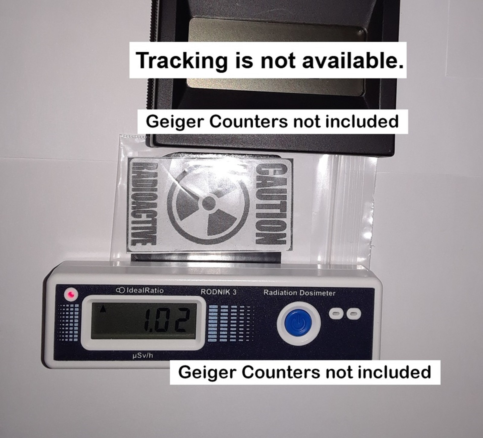 1Pc Ultra Safe Geiger Counter Check Test Source Sample Card