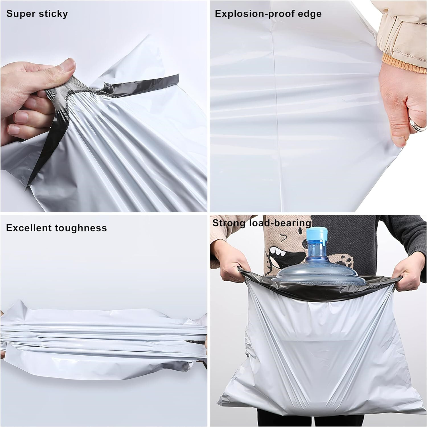 100 Poly Mailers Shipping Envelopes Self Sealing Plastic Mailing Bag Select Size