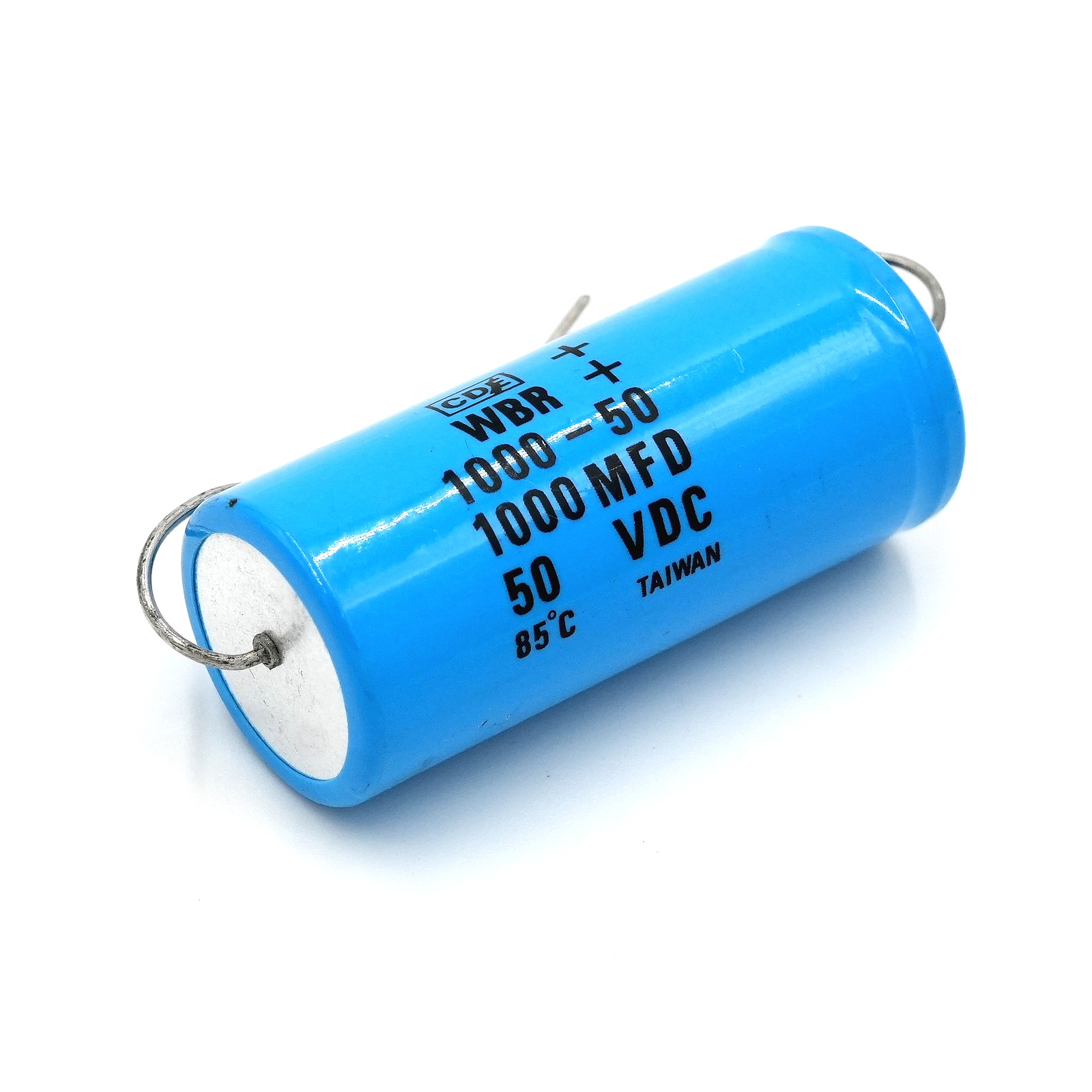 CDE WBR 1000-50 CAPACITOR 1000 MFD 50 VDC