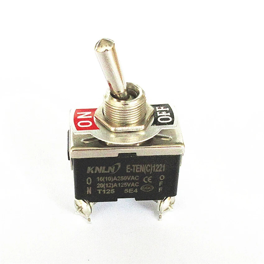 (3 PCS), TOGGLE SWITCH, E-TEN(C)1221, KNLN, 250VAC, 16A, ON-NONE-OFF