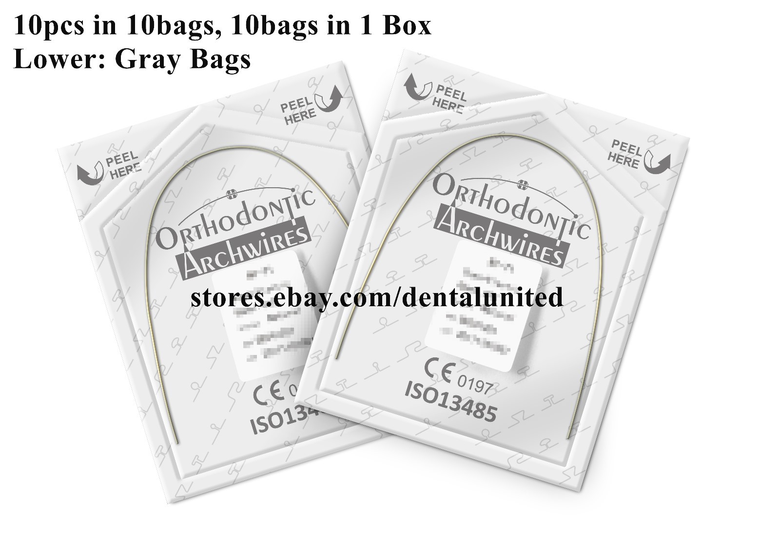 2 Boxes 0.012″ Upper&Lower Dental Orthodontic Niti Super Elastic Round Archwires