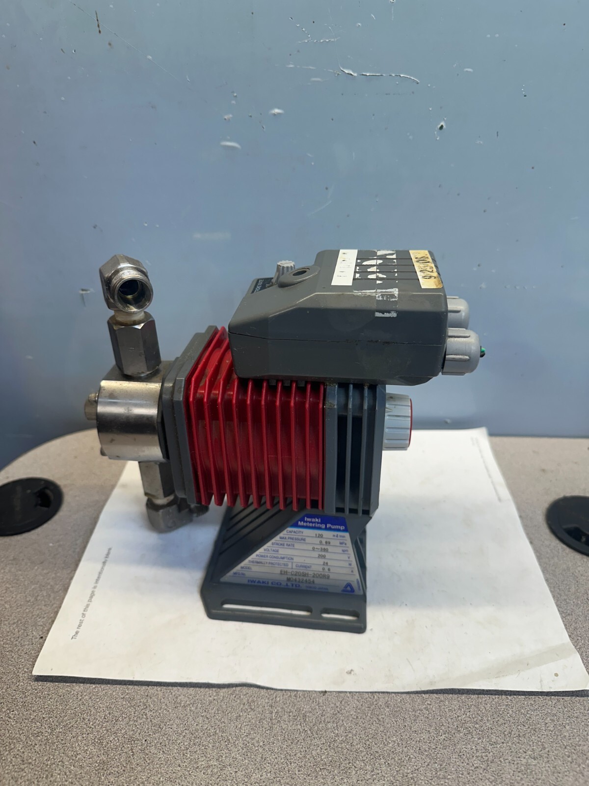 Iwaki EH-C20SH-200R9 200V 24W Metering Pump, EHC-C200R Controller FREE SHIPPING