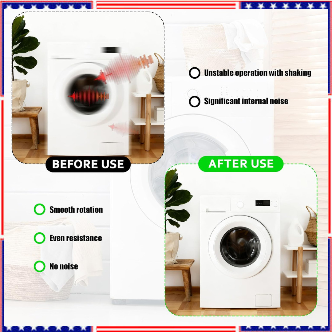3.5 Oz (100G) Washing Machine Damping Grease with 16 Foam Inserts for Suspension