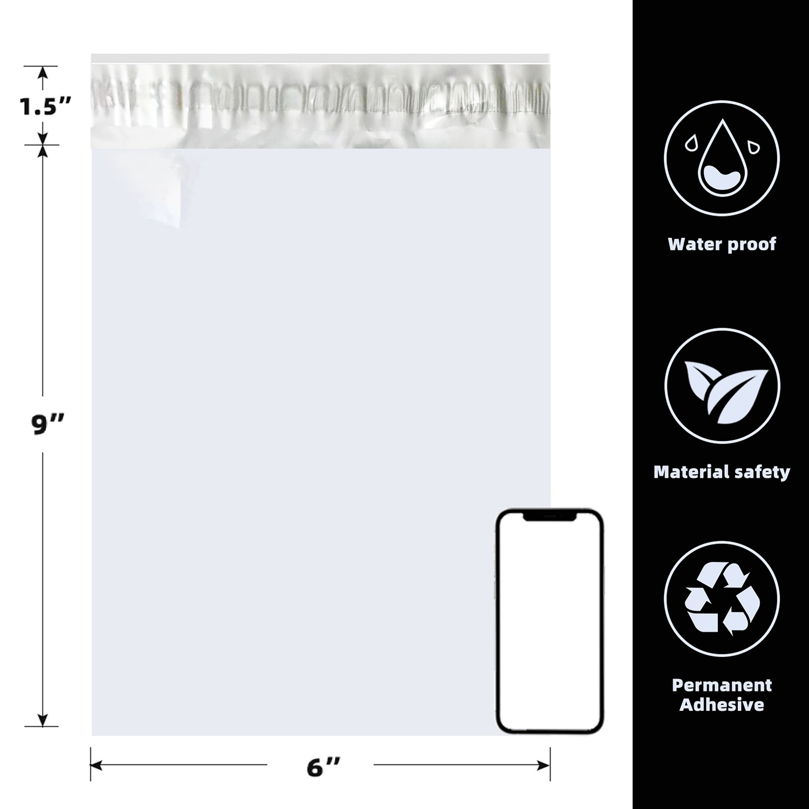 Bulk Poly Mailers All Sizes Self Sealing Waterproof Shipping Bags 100-10000 pcs