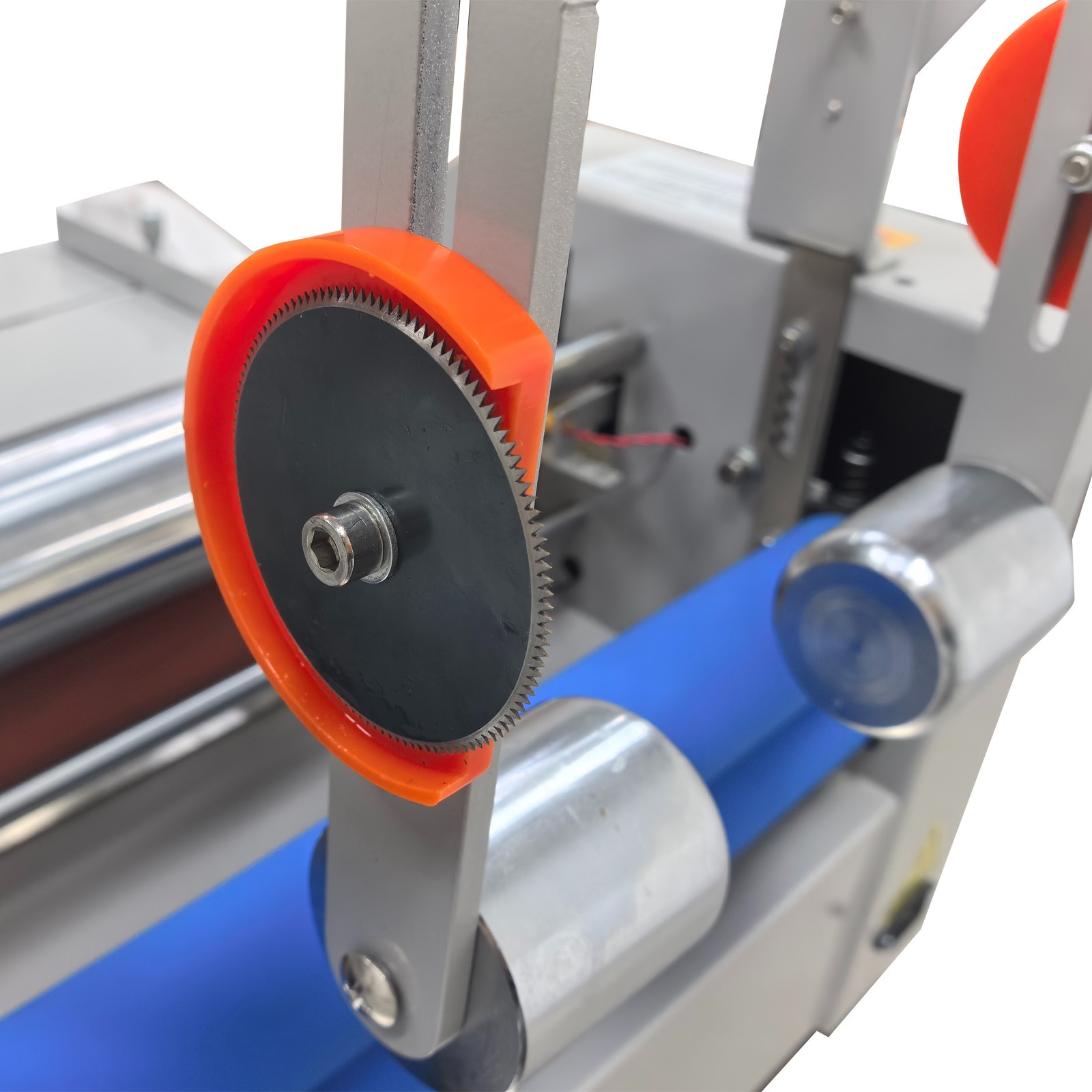 13″ Steel Roller Laminator Hot&Cold Laminating Machine Adhesive Roll Laminater