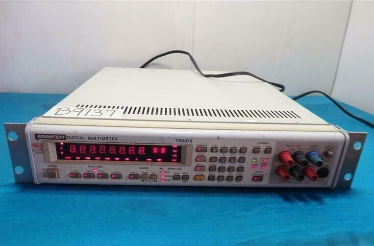 Advantest TR6878 Digital Multimeter 30 Days Warranty Expedited Shipping
