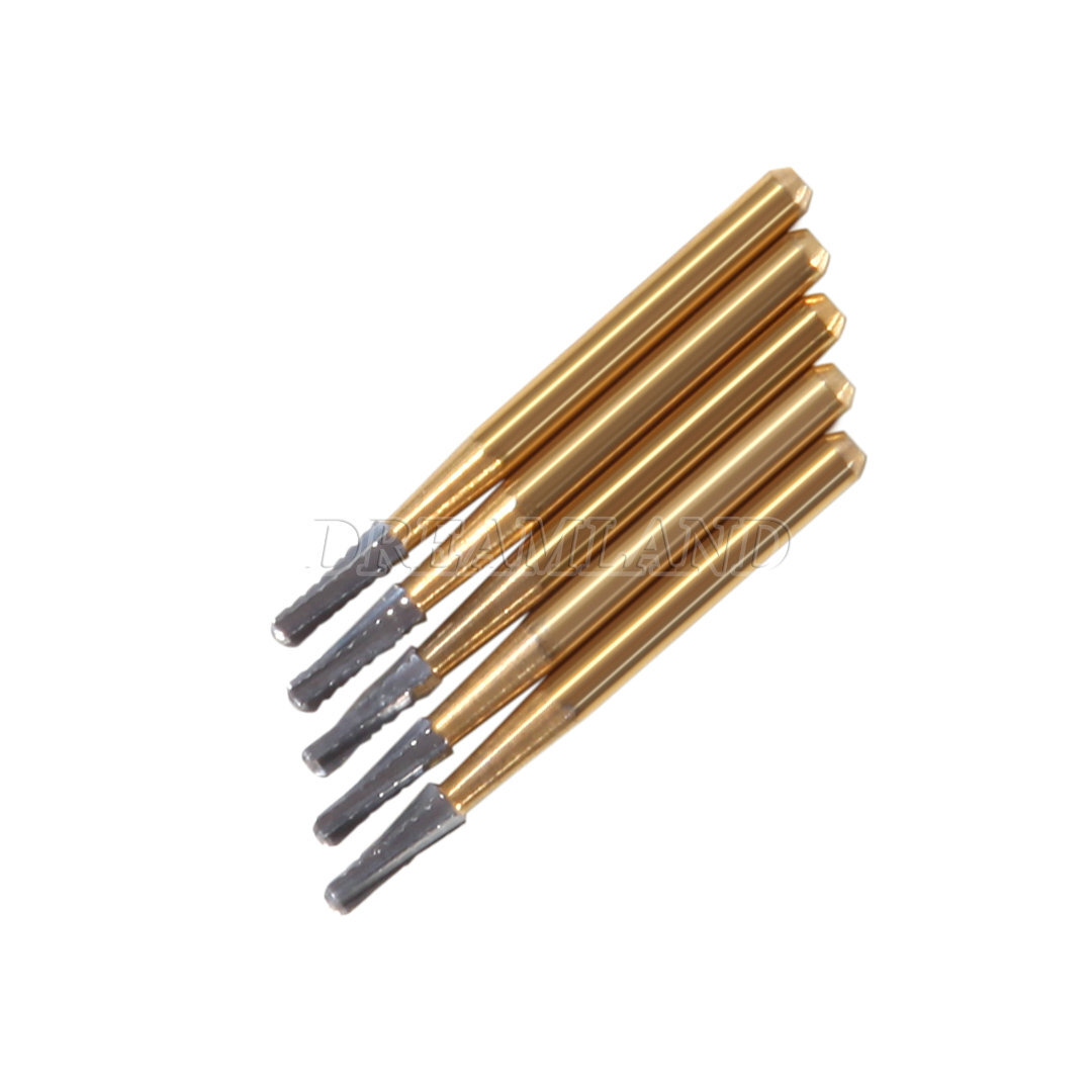 Dental Tungsten Steel Carbide Crown Metal Cutting Burs For High Speed FG-1957