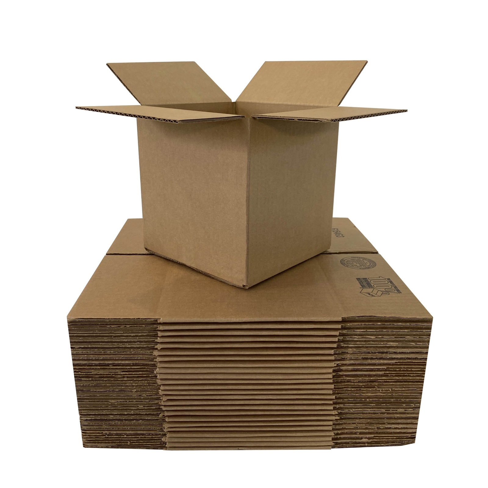 UOFFICE Corrugated Boxes 4 x 4 x 4″ Cube Mailing Boxes Bundle of 25