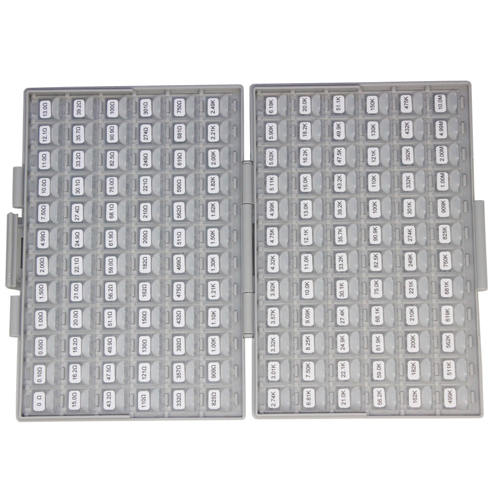 AideTek 144 Values 1206 Size 100PCS SMD SMT 1% Sample Resistor Kits R1206 USA