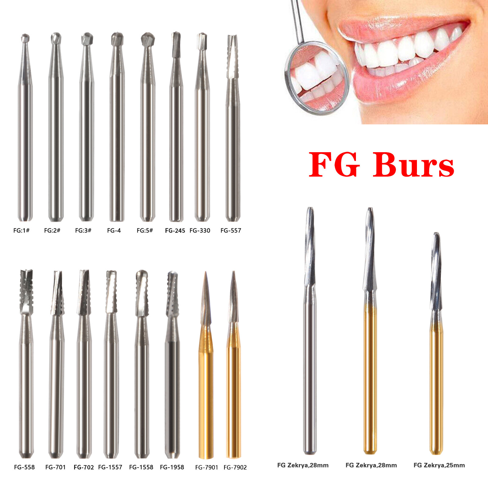 Dental Surgical/ Tungsten Carbide Burs Endo Bur For High Low Speed Handpiece VIP