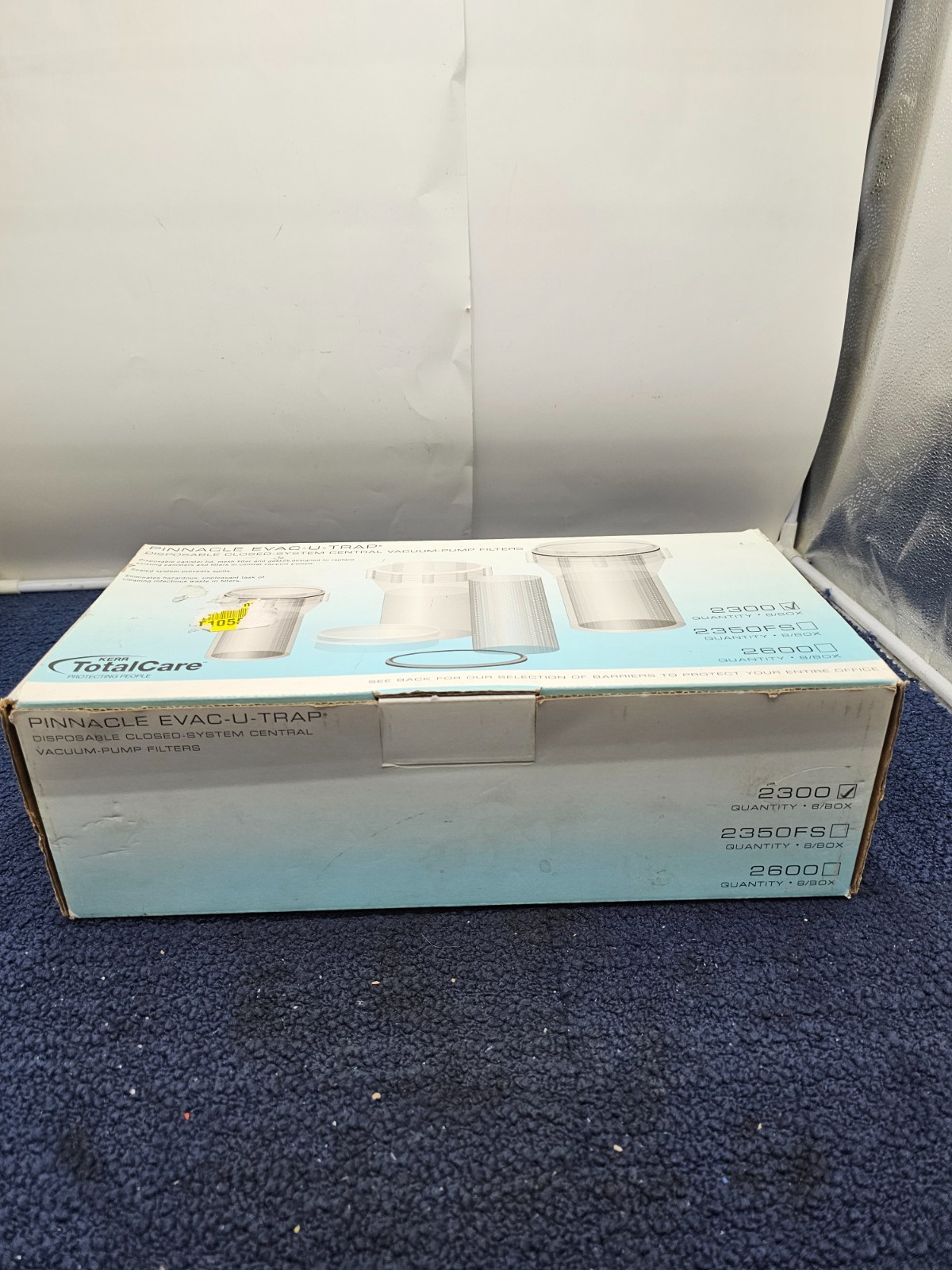 (QTY 8) Kerr 2300 TotalCare Pinnacle Evac-u-Trap Evacuation Trap