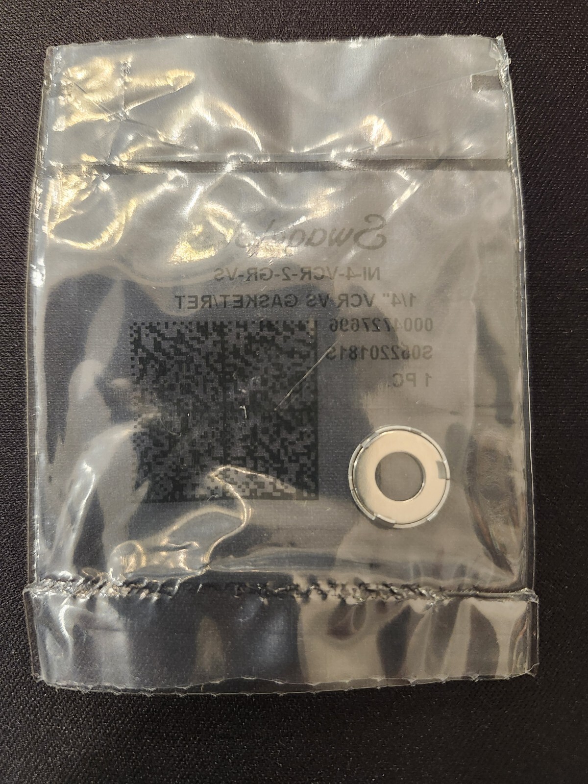20 Pack – Swagelok NI-4-VCR-2-GR-VS Nickel VCR Face Seal Fitting 1/4 in. Gasket