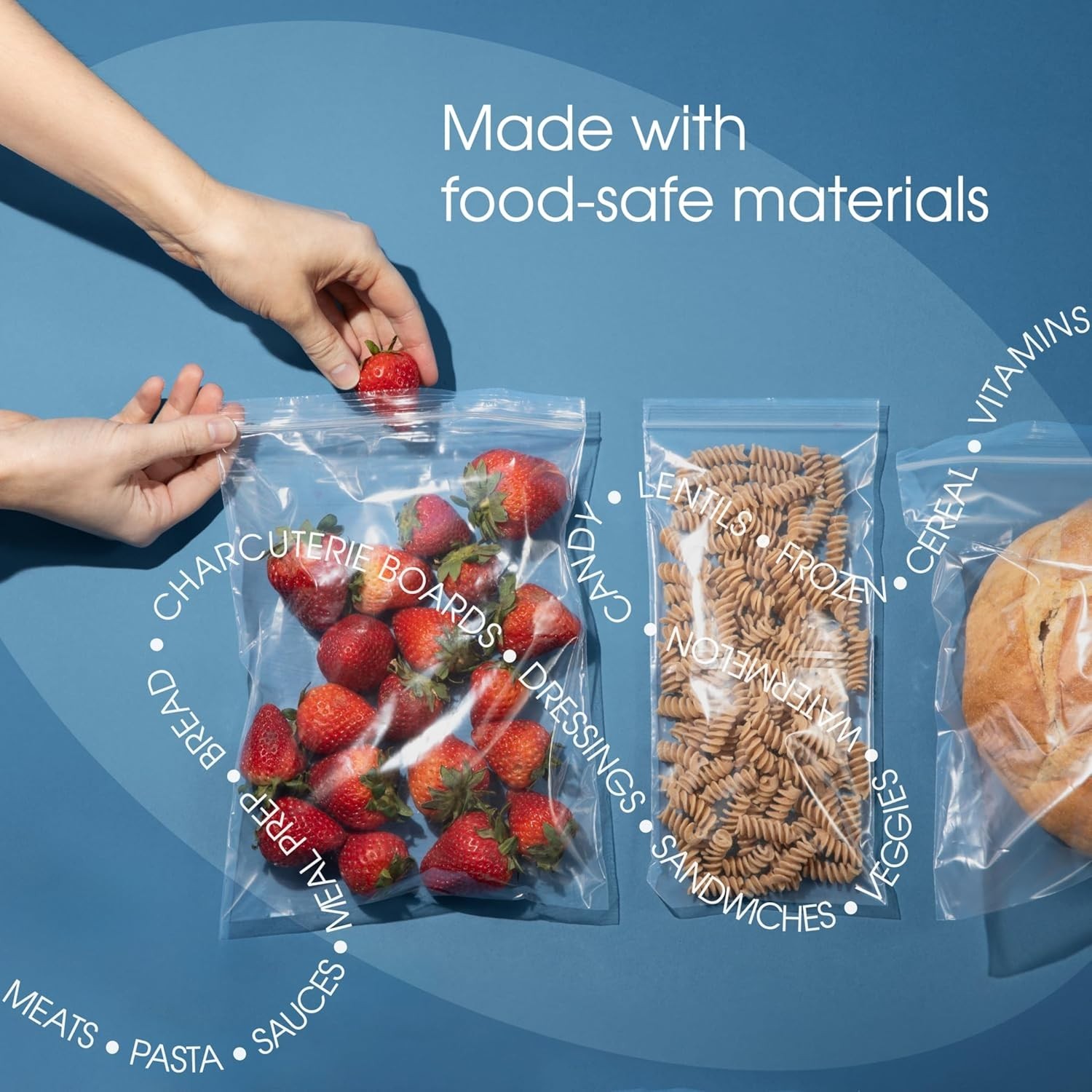 1000 Pack 4×6 Clear Ziplock Poly Bags – Resealable 2 Mil
