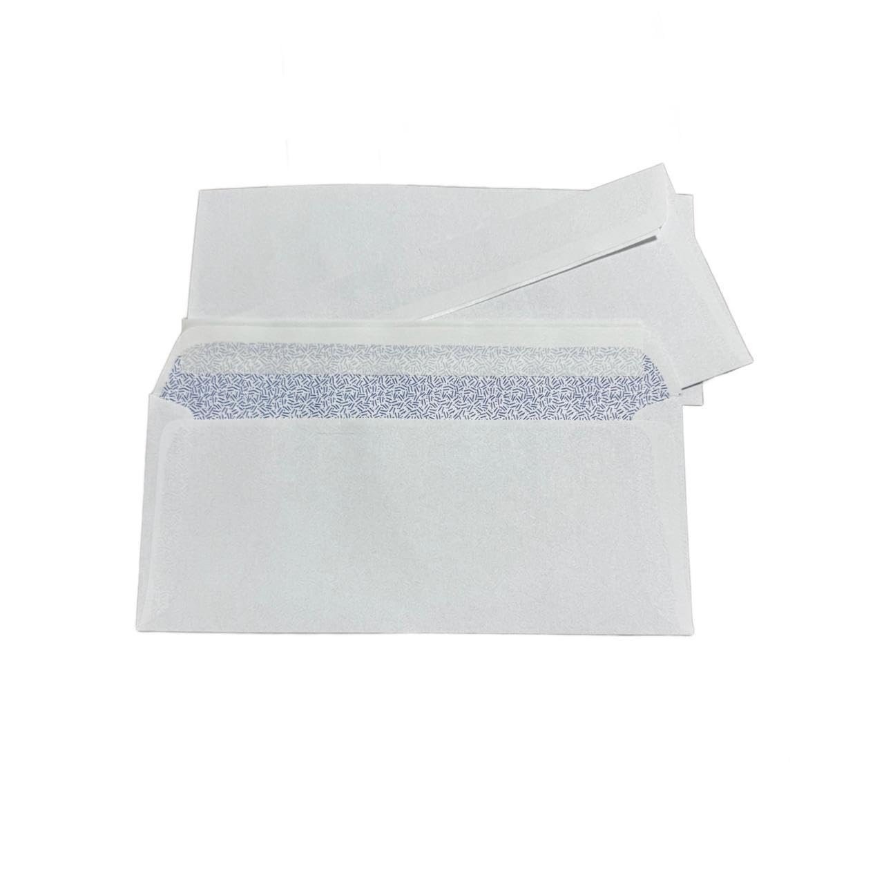 100 – Pack #10 Security Envelopes Self Seal Envelopes 4-1/8″ x 9-1/2″