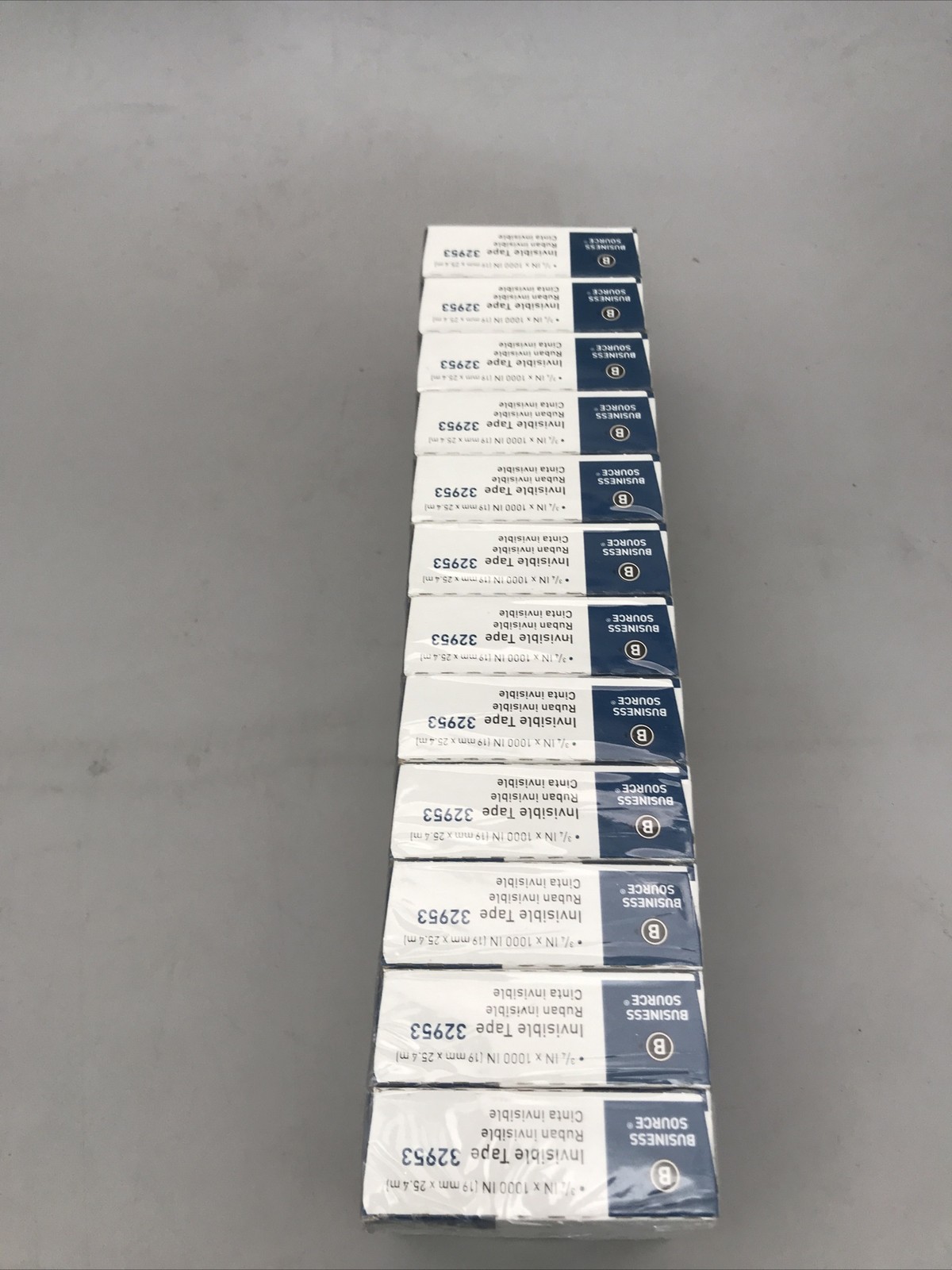 12 Pack BSN32953 – Premium Invisible Transparent Tape, 1 Core, 3/4×1000 New
