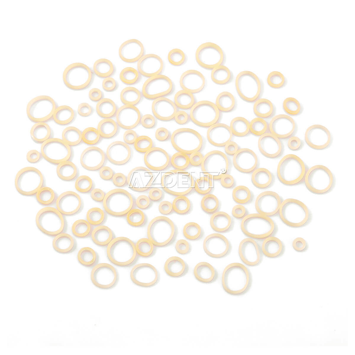 5000Pcs Dental Ortho Elastic Rubber Bands 1/4 3/16 1/8 5/16 3.5OZ 5.0OZ 6.5OZ