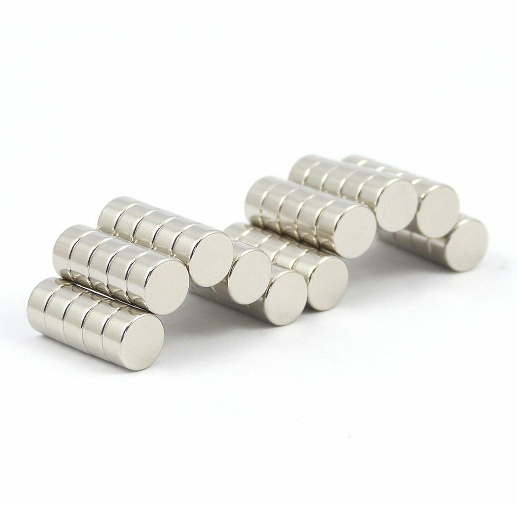 100 50 PC Strong N35 Round Disc Neodymium Mini Fridge Magnets Rare Earth 6mm*3mm