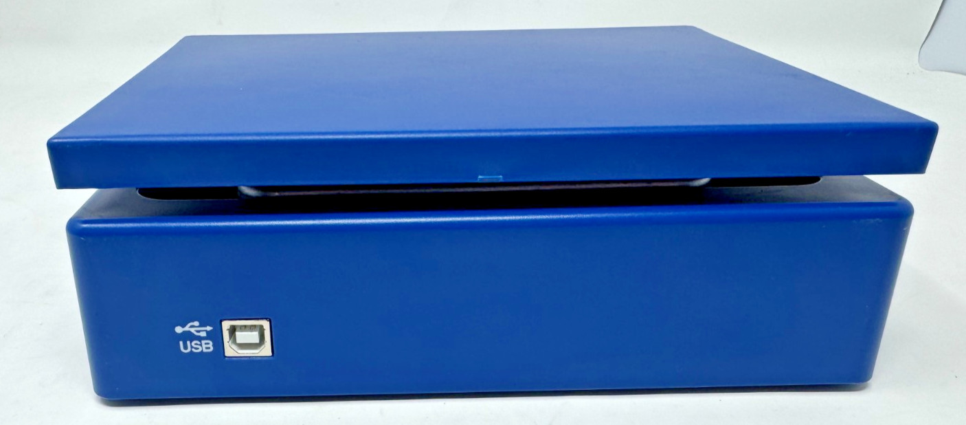 United States Postal Service DS25 Shipping Scale 25lb Digital USB Blue Tested