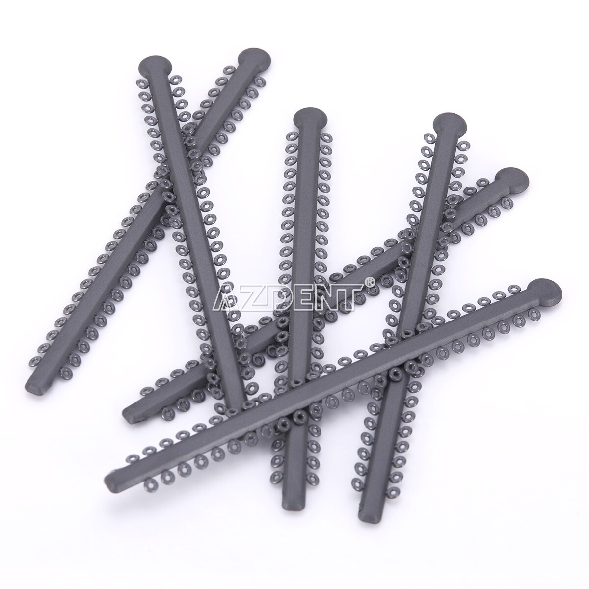 AZDENT Dental Orthodontic Ligature Ties Elastic Rubber Bands 1000 Ties/Bag