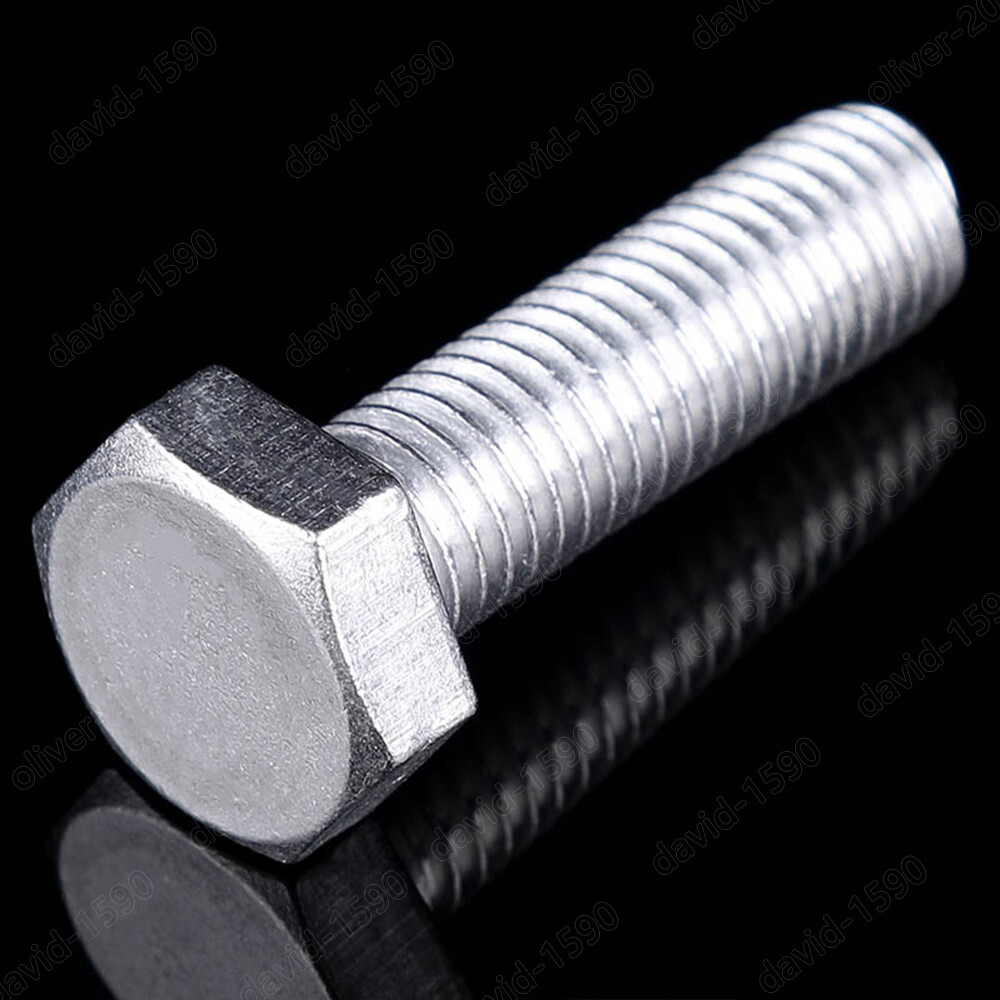 Aluminum Alloy 6061 Hexagon Bolts Hex Head Cap Screws M4 M5 M6 M8 M10 M12 M16