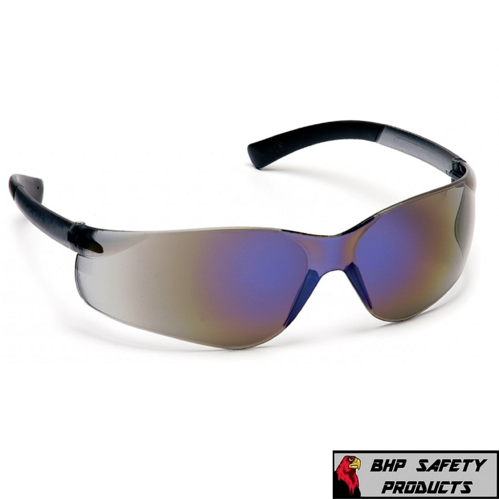 PYRAMEX ZTEK SAFETY GLASSES BLUE MIRROR LENS SUNGLASSES S2575S Z87+ (1 PAIR)