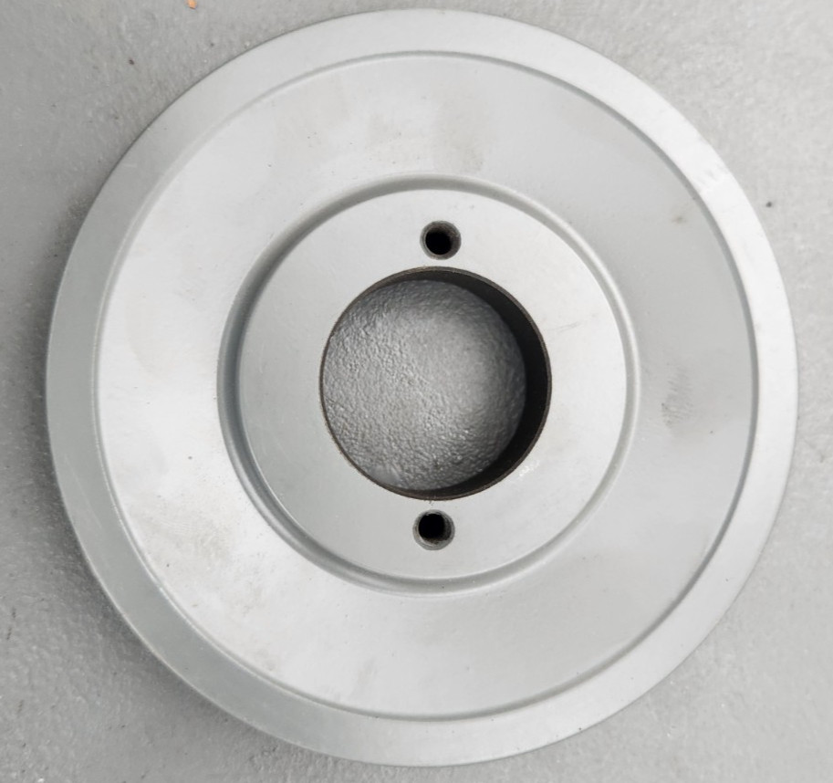 V-Belt Pulley: BK55, 1 Groove, 5.25 in OD, Bushed Bore, H/QT, Cast Iron