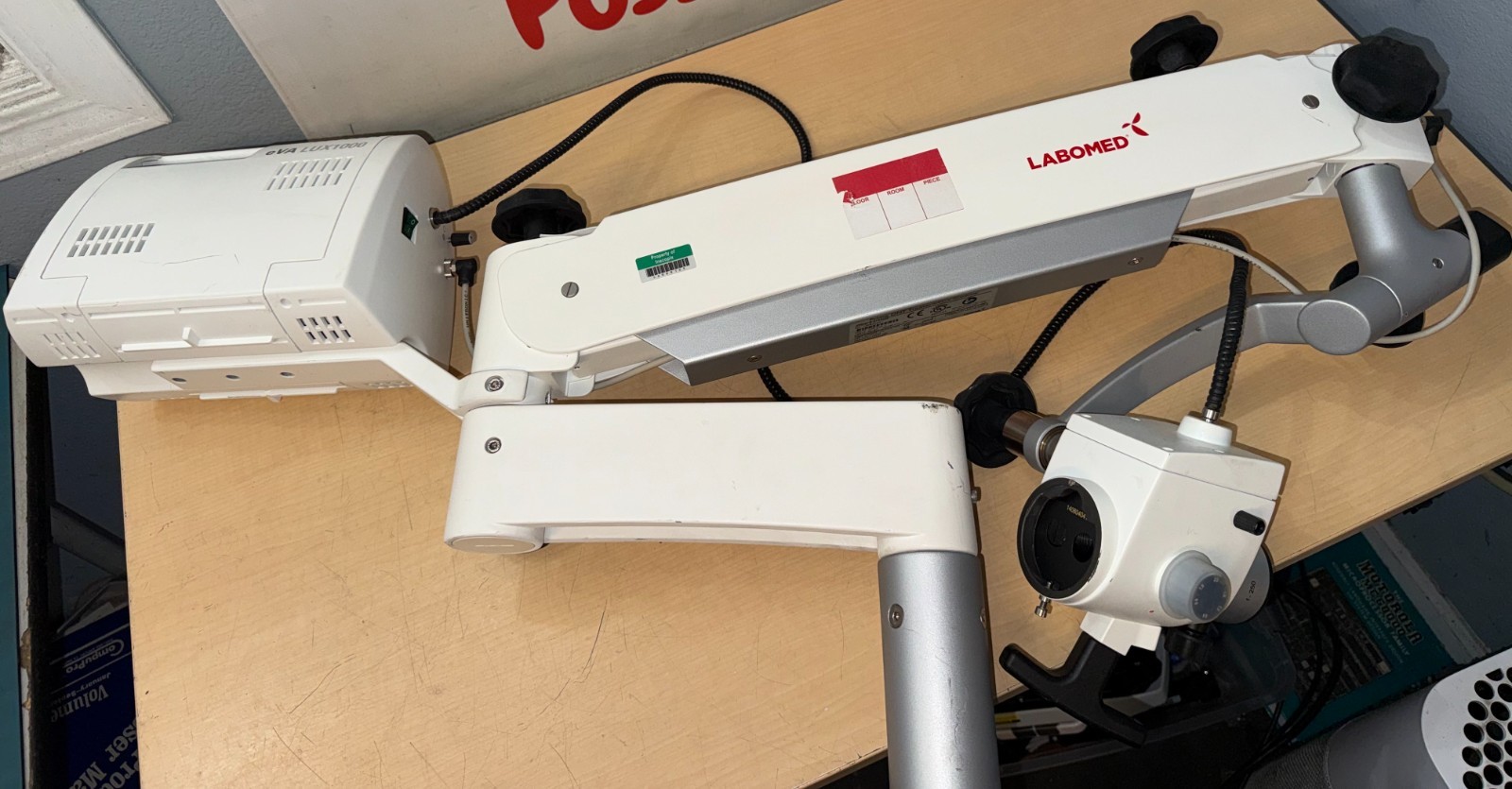 LABOMED Surgical Microscope 6167500 Prima DNT Trainer eVA LUX1000 f170