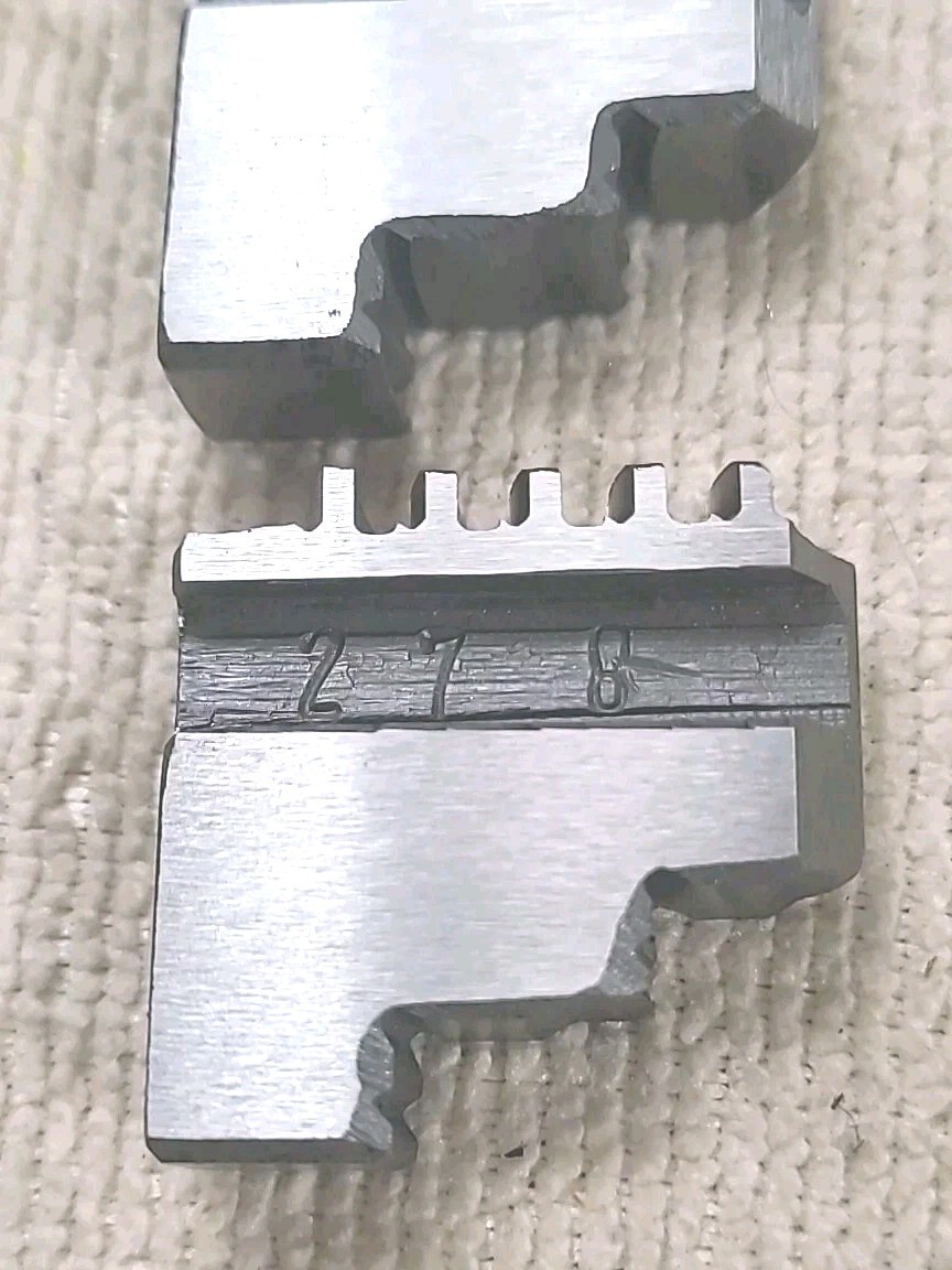 Set of Jaws for 3-Jaw Lathe Chuck Machinist Unknown Manufacturer