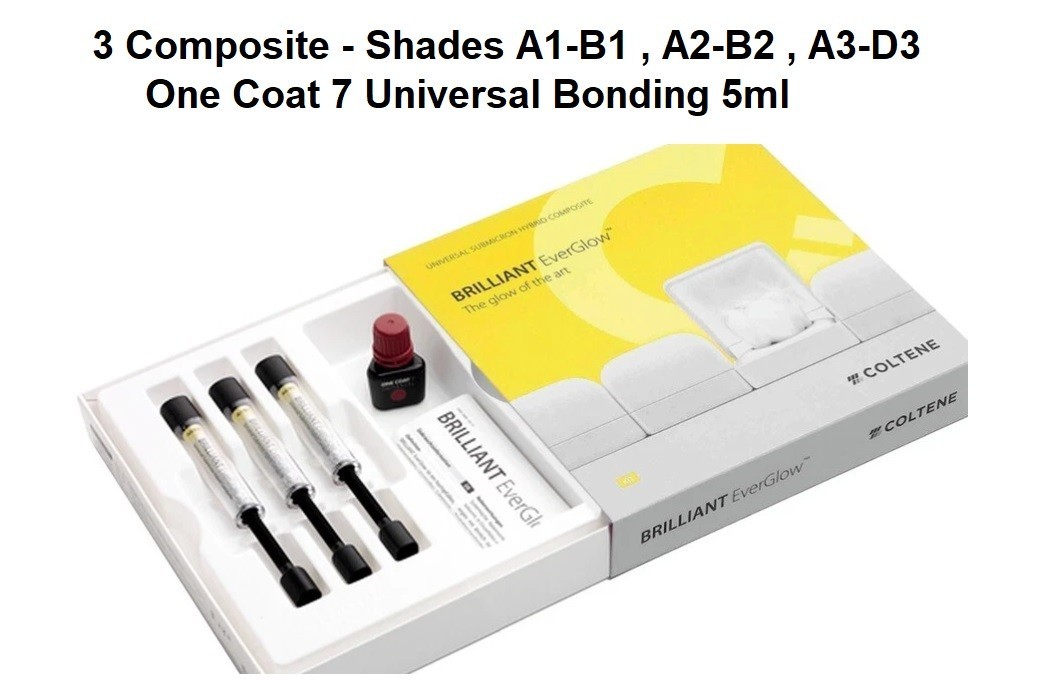 Dental BRILLIANT EVERGLOW Universal Submicron Hybrid Premium Composite & Bonding