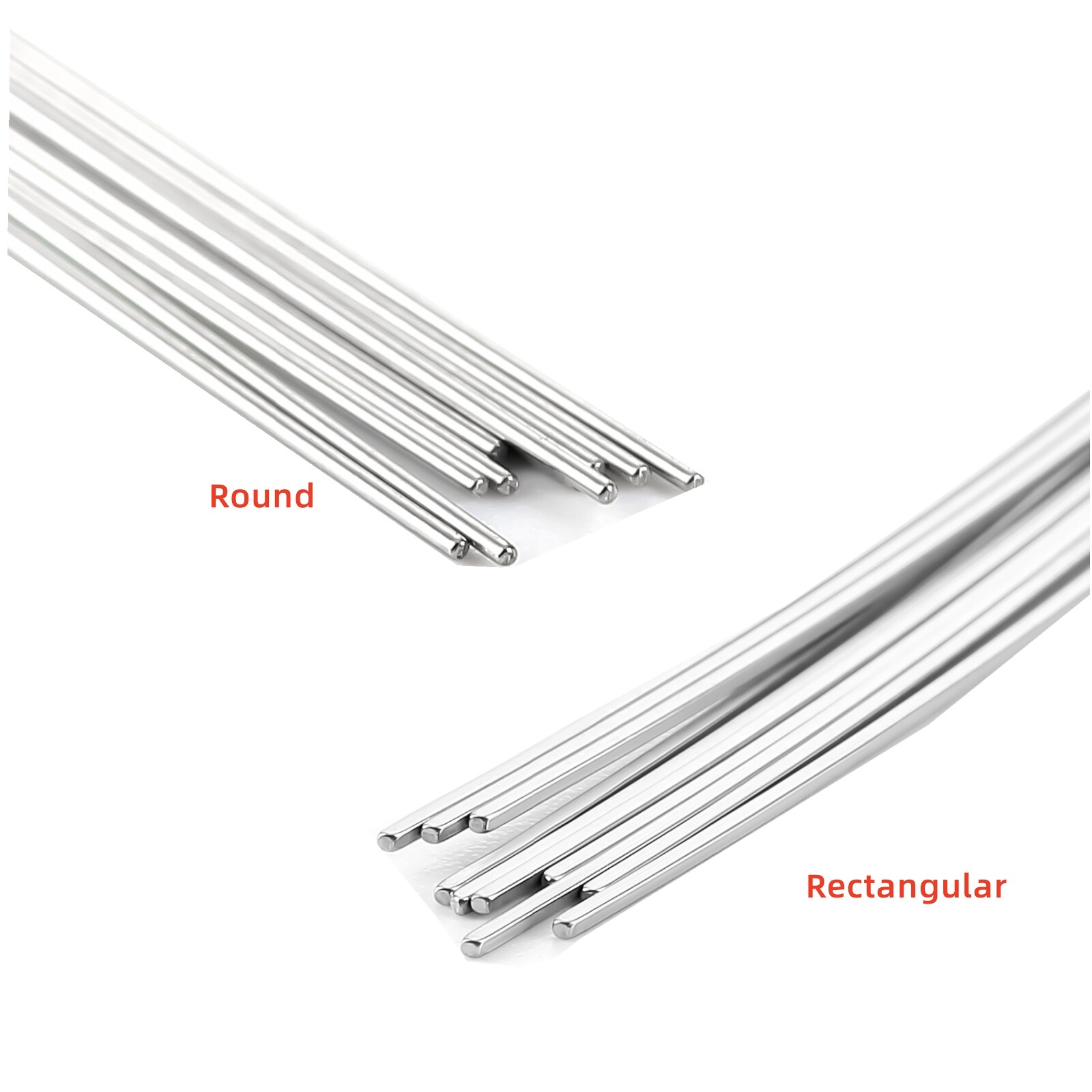JMU Dental Ortho Thermal Activated NiTi Arch Wire Round/Rectangular Ovoid, 10pk