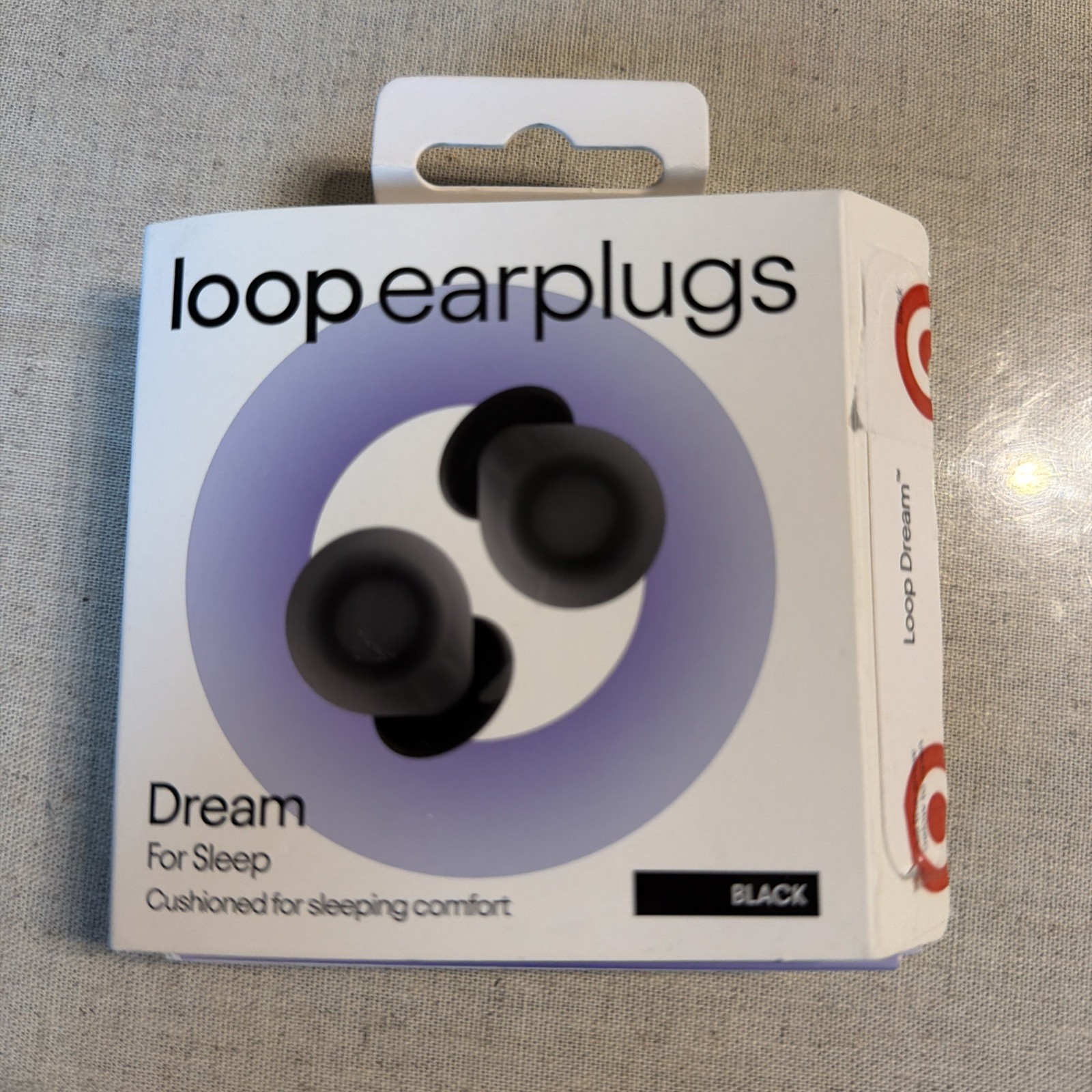 Loop – earplugs Dream For Sleep – Cushioned for sleeping comfort – Black