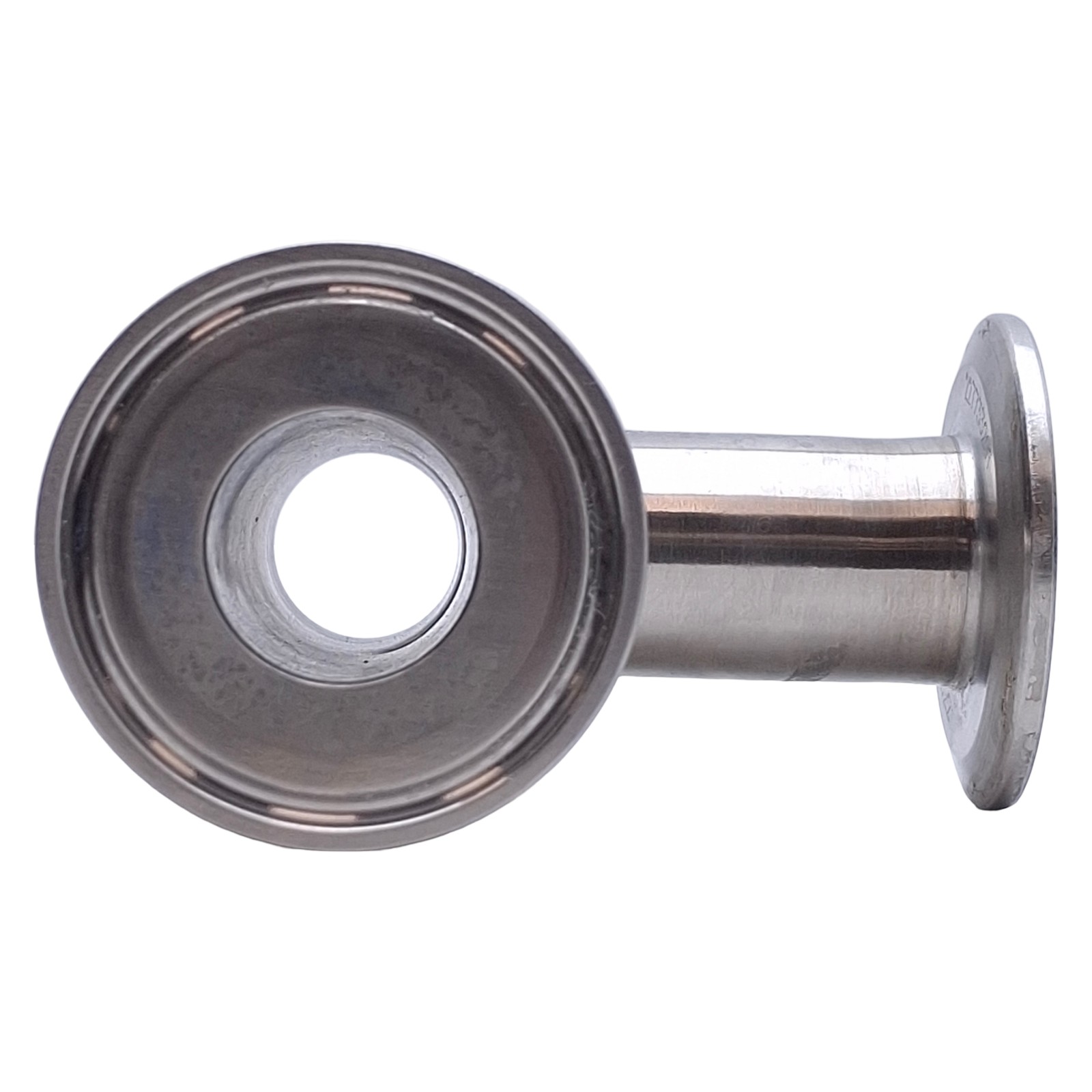 Stainless Steel Sanitary Tri-Clamp Tee Fitting 5.25in x 3.1in, 1in Tri-Clamp
