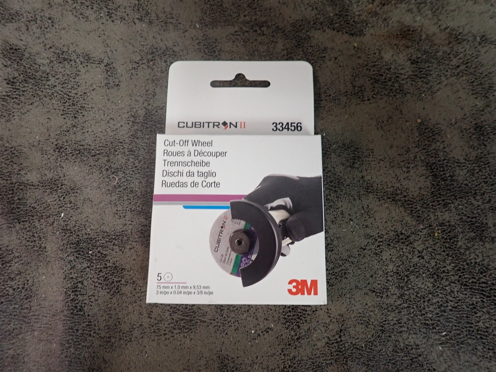 5 Pack 3M 33456 Cubitron II 3″ x .04″ x 3/8″ Cut-Off Wheels (BN449)