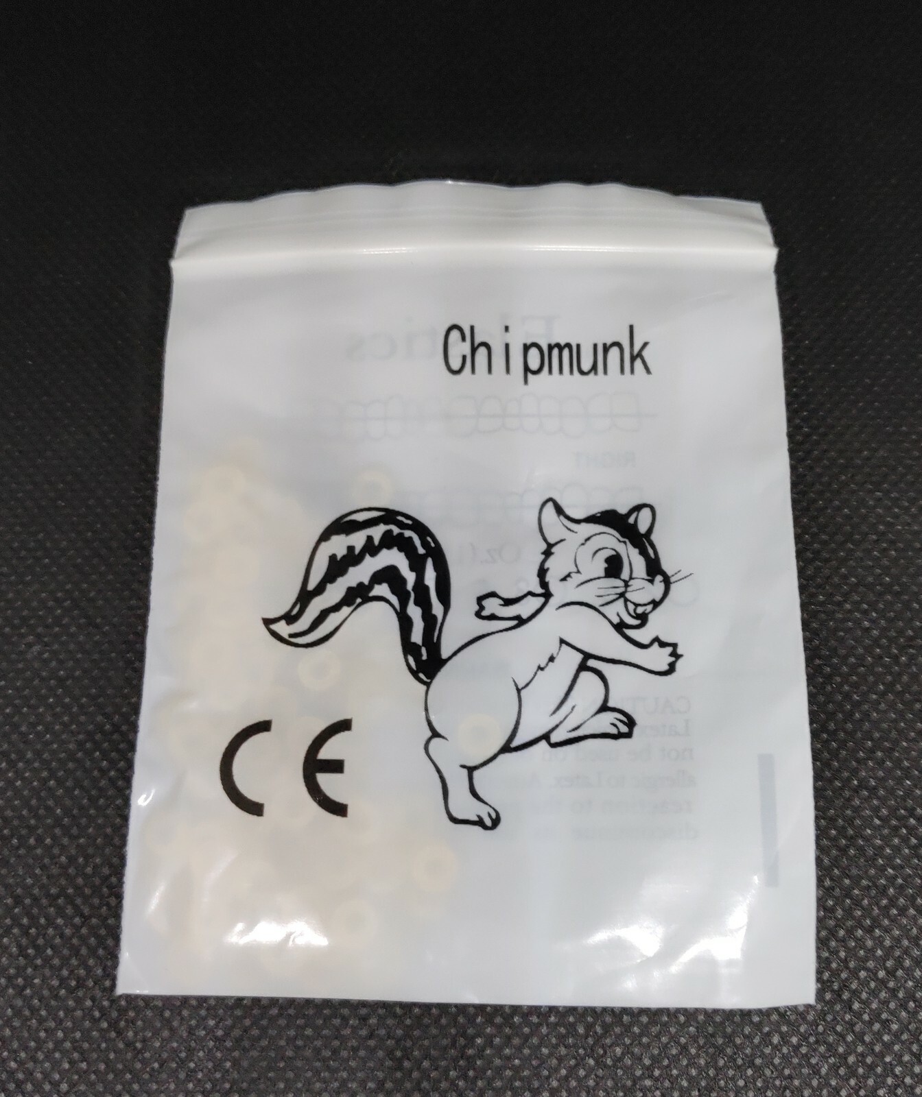 5 Packs 500 Pcs Orthodontics Rubber Bands 3.5 Oz Elastics Bands 1/8 Chipmunk